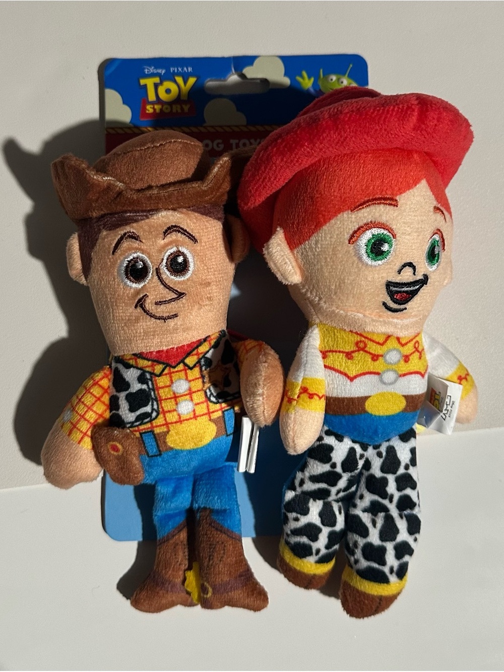 Disney Toy Story Woody & Jessie plush dog toys